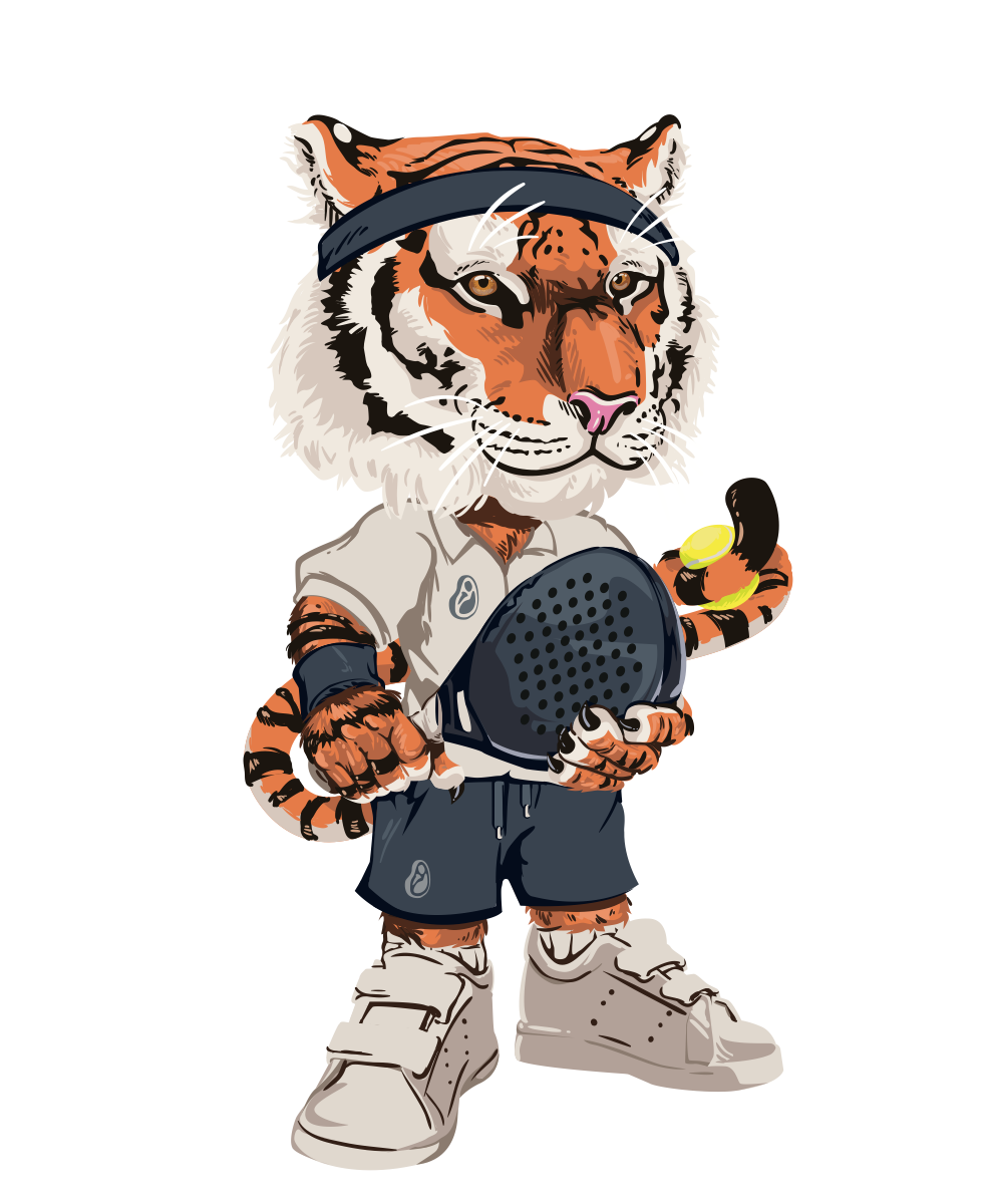 Padel Zoo design — Tijger
